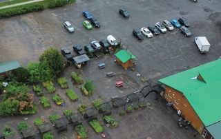 greener village aerial view